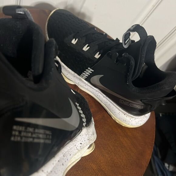 ? Nike LeBron Witness V5 Black/White Basketball Shoes LEBRON JAMES - Sz 8 - GUC main image 12